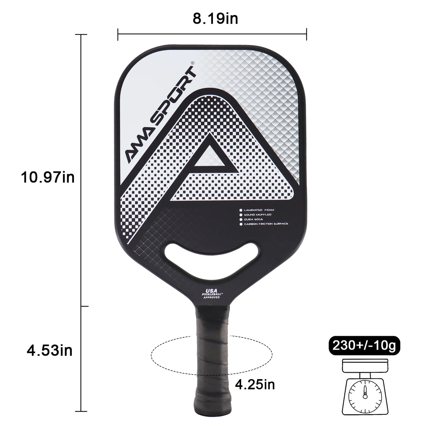 Amasport  Fusion 3K Pickleball Paddle