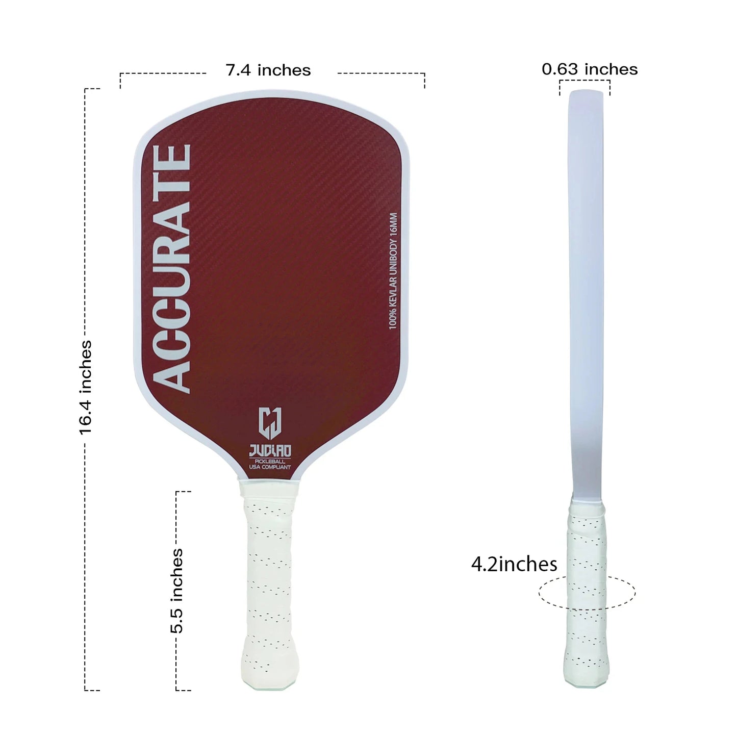 Juciao Accurate Unibody Pickleball Paddle (W/ Cover)