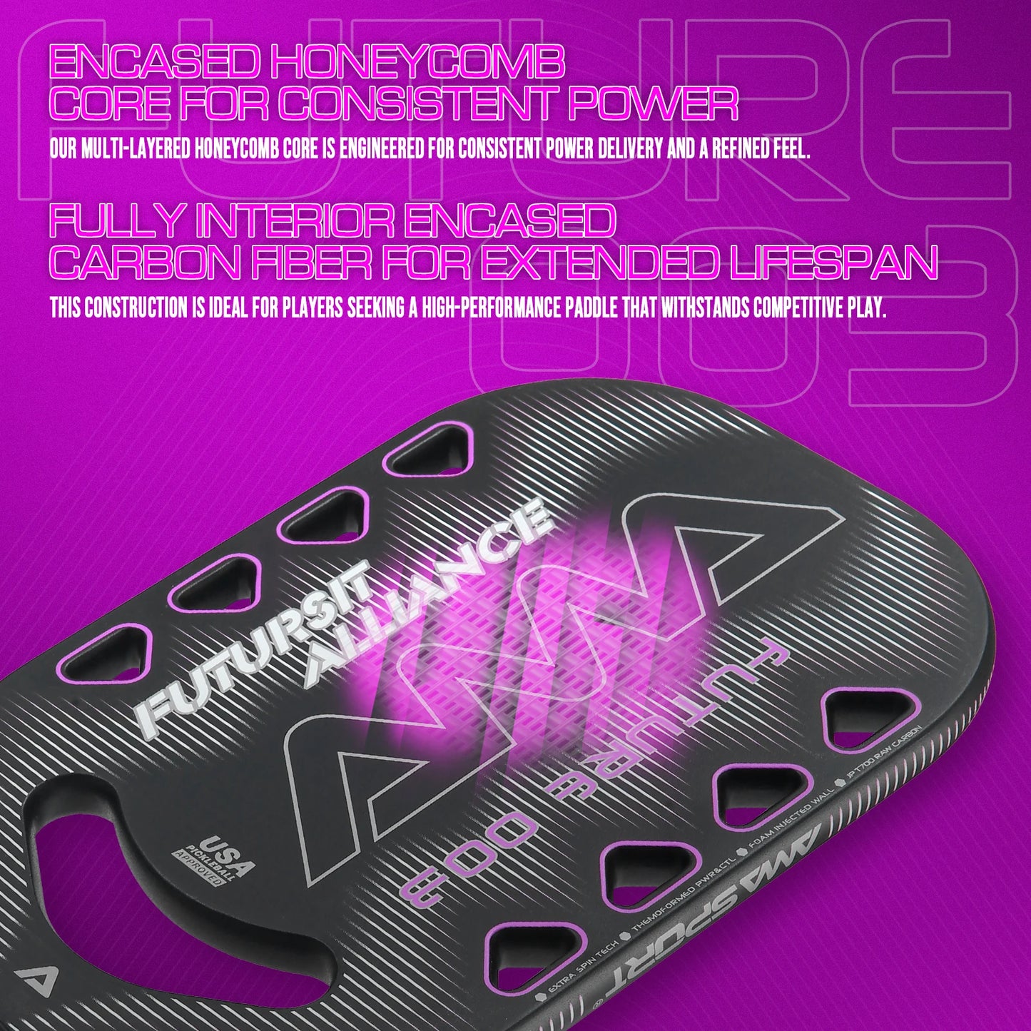 Amasport Future 003 Carbon Pickleball Paddle