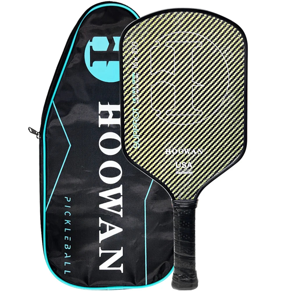 Hoowan Support Ultra-Spin Pickleball Paddle (W/ Case)