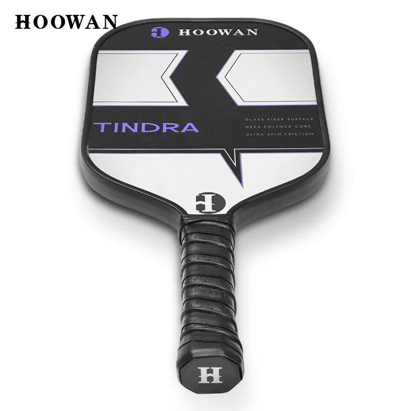 Hoowan Tindra Fiber Glass Pickleball Paddle (W/ Cover)