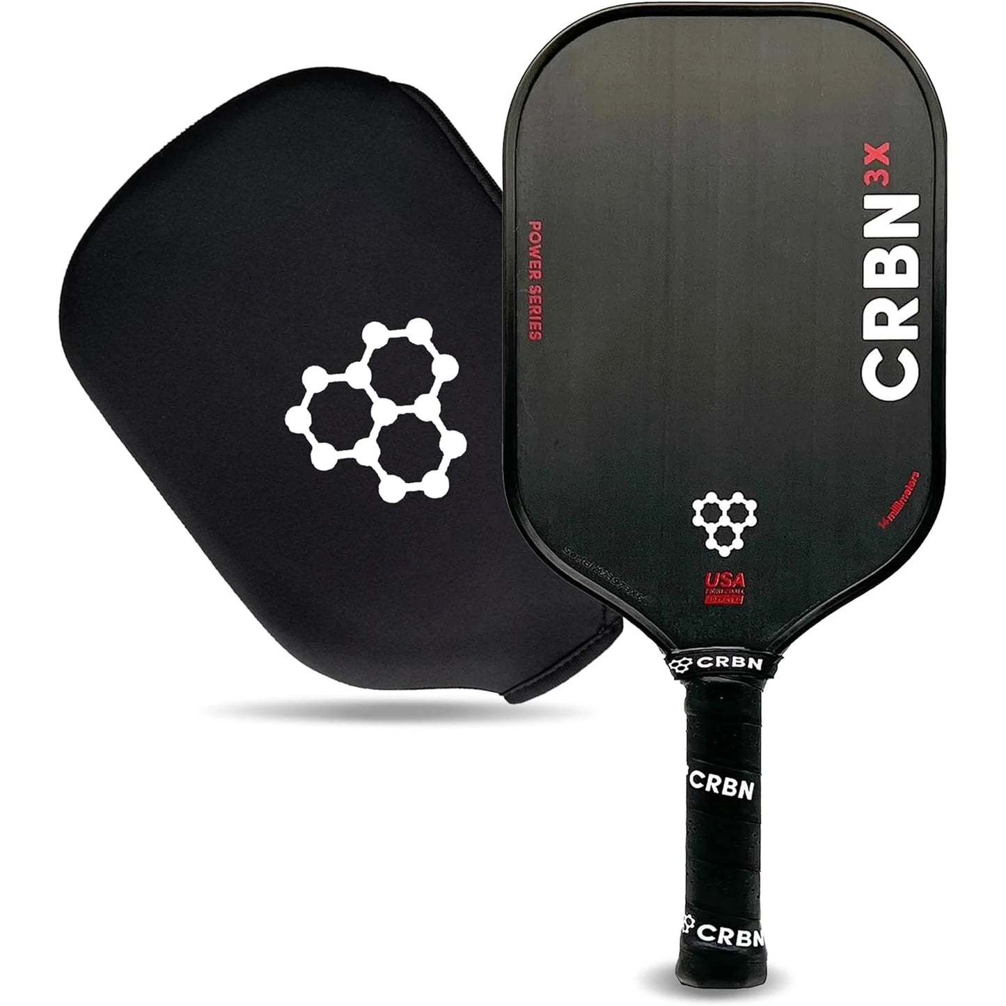 CRBN Power Series 3X Pickleball Paddle (W/ Cover)