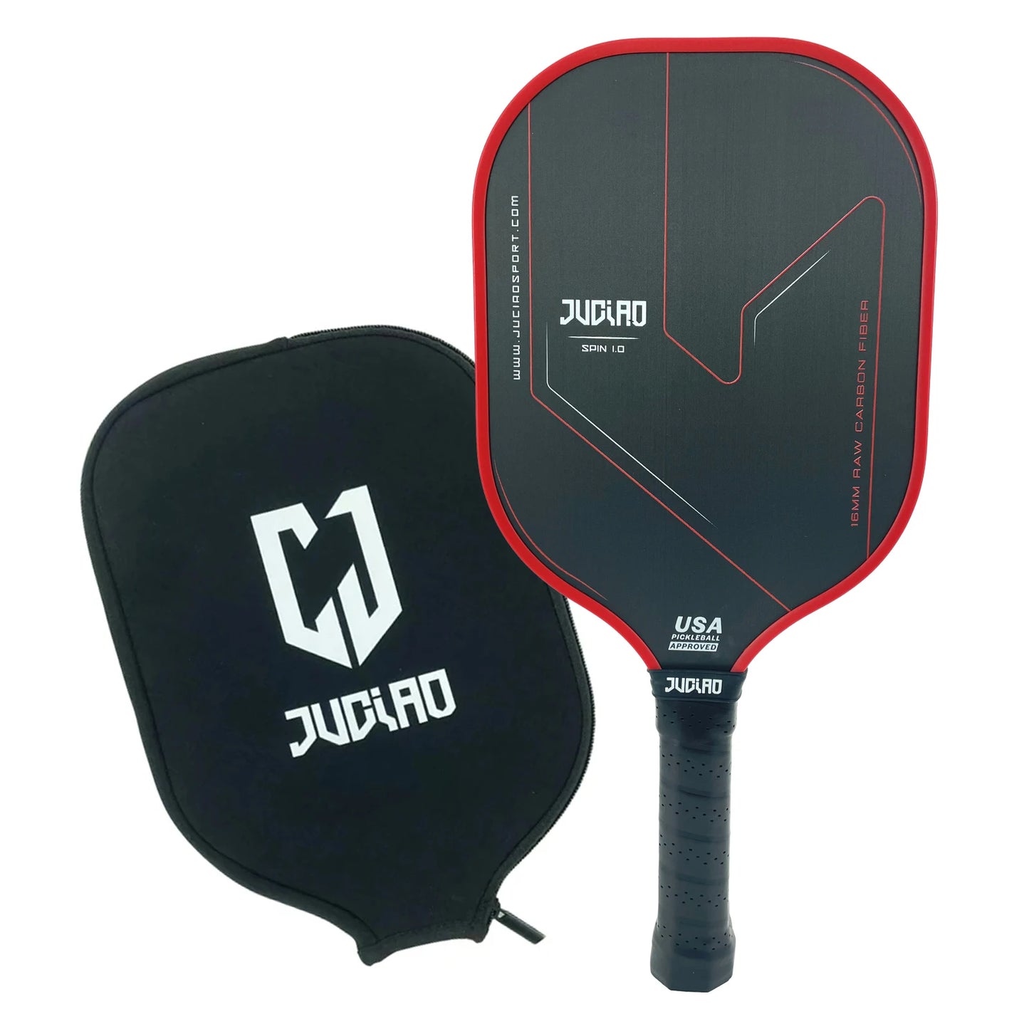 Juciao Spin 1.0 Carbon Pickleball Paddle