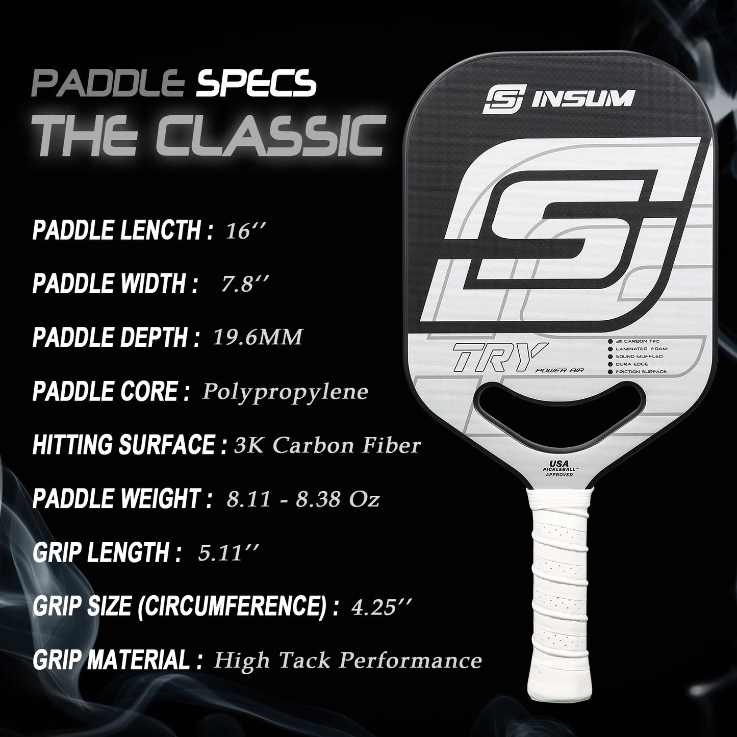 Insum Power Series Pickleball Paddle