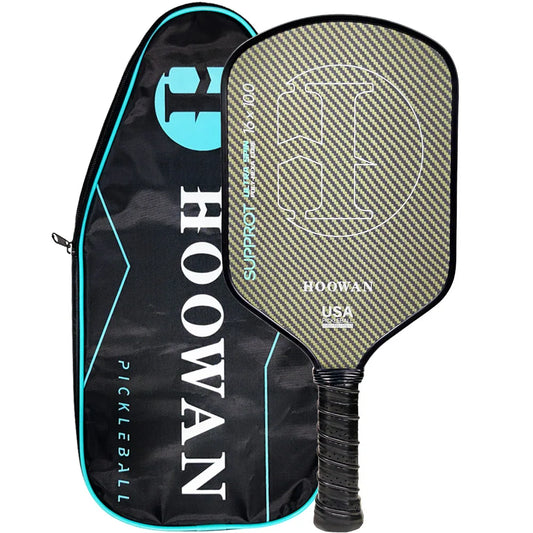 Hoowan Support Ultra-Spin Pickleball Paddle (W/ Case)