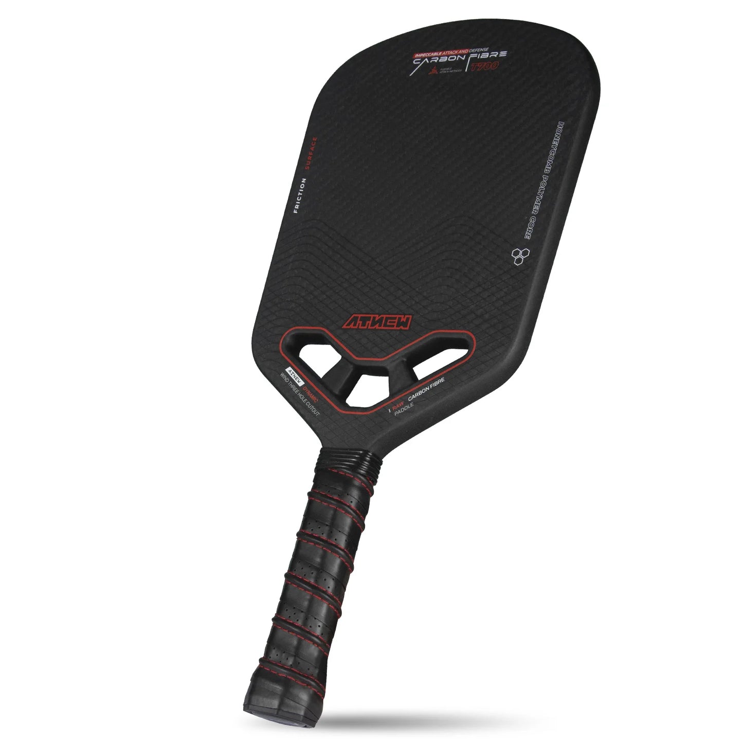 Atnew Hollow  Carbon Pickleball Paddles (W/ Cover)