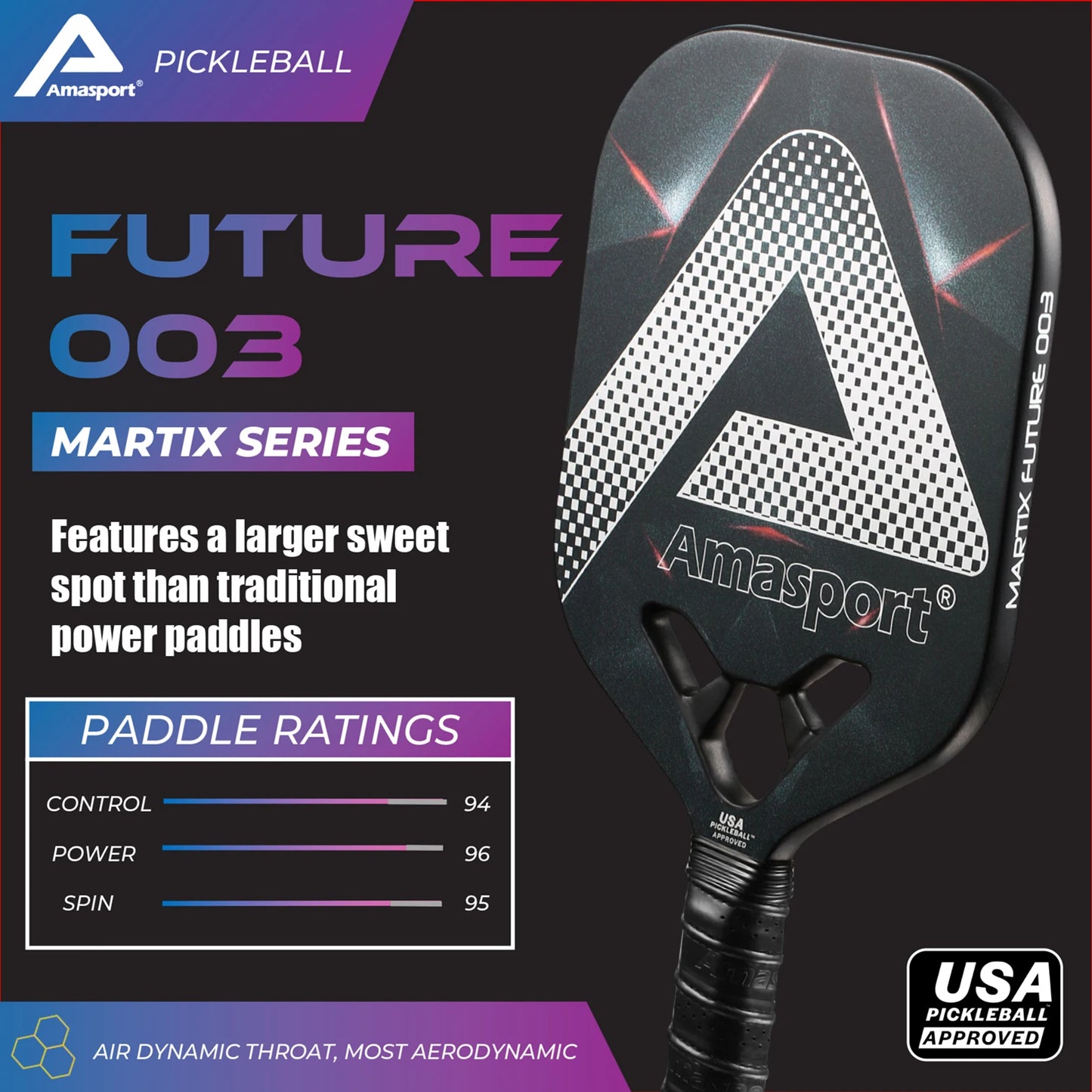 Amasport Matrix High Performance Pickleball Paddle