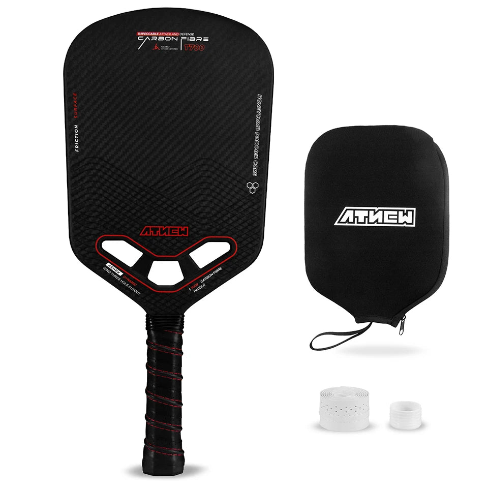 Atnew Hollow  Carbon Pickleball Paddles (W/ Cover)