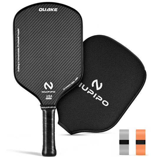 Niupipo Quake Carbon Pickleball Paddle (W/ Cover)