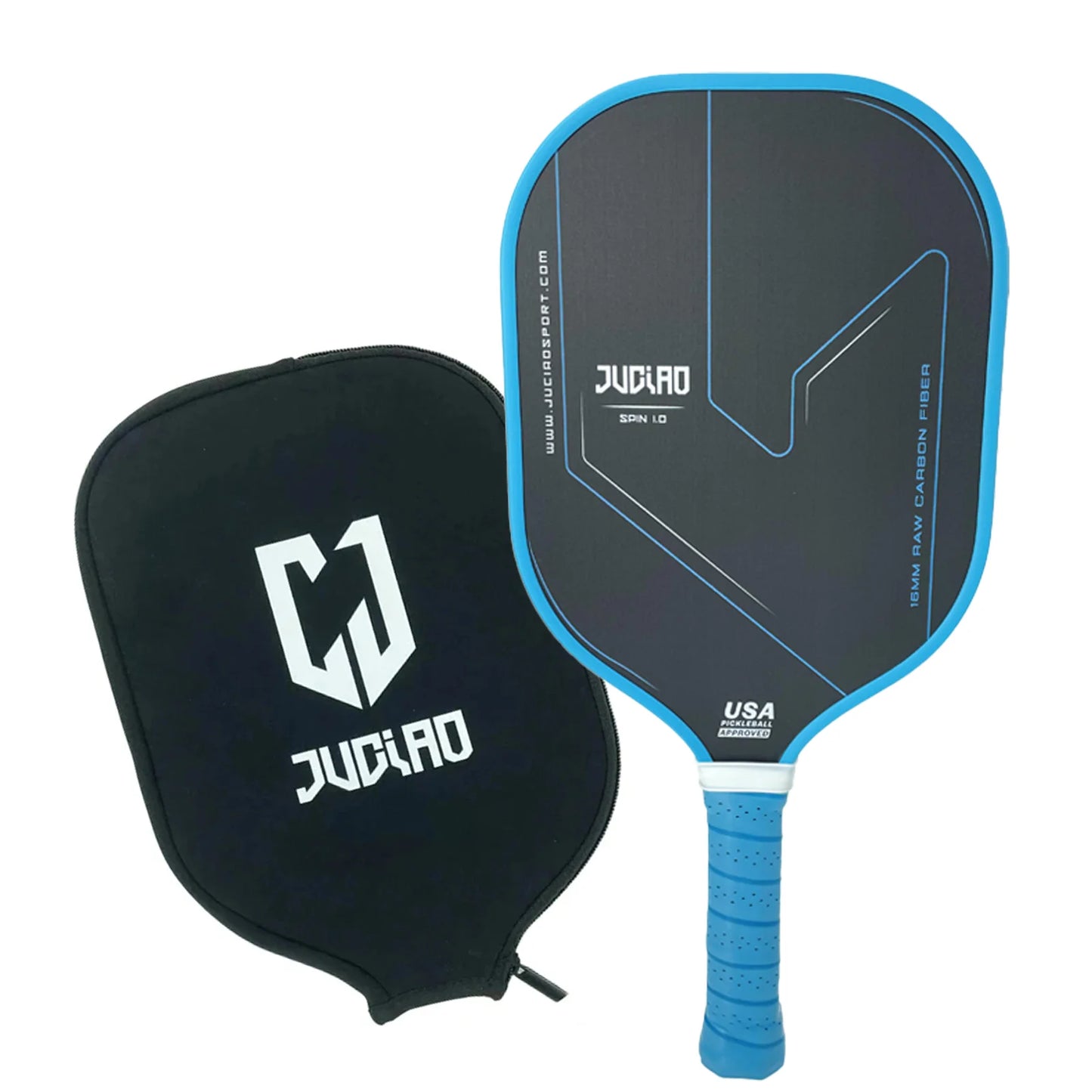 Juciao Spin 1.0 Carbon Pickleball Paddle