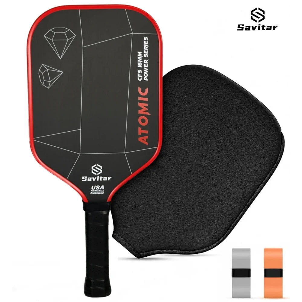 Savitar Atomic Carbon Pickleball Paddle (W/ Cover)