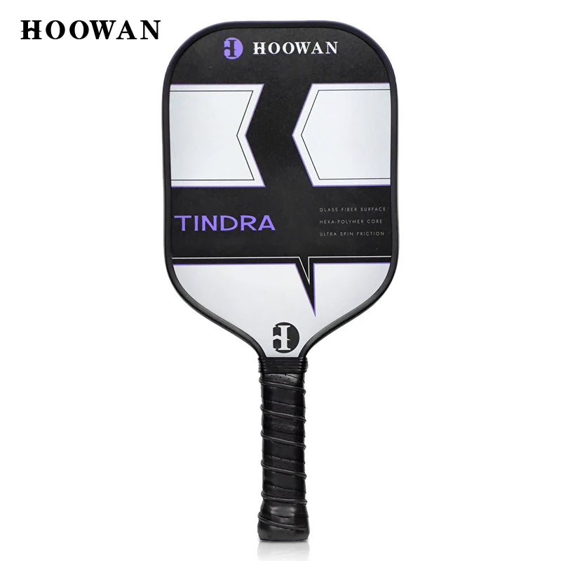 Hoowan Tindra Fiber Glass Pickleball Paddle (W/ Cover)