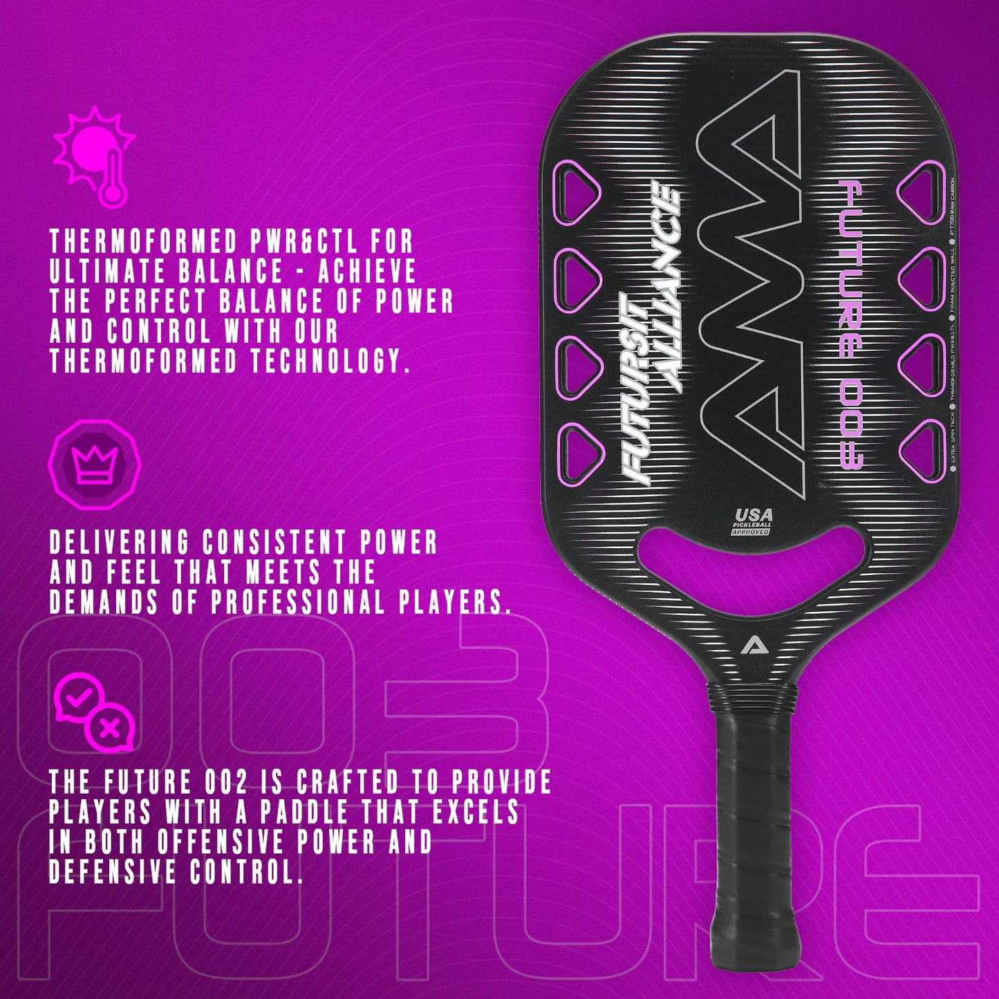 Amasport Future 003 Carbon Pickleball Paddle