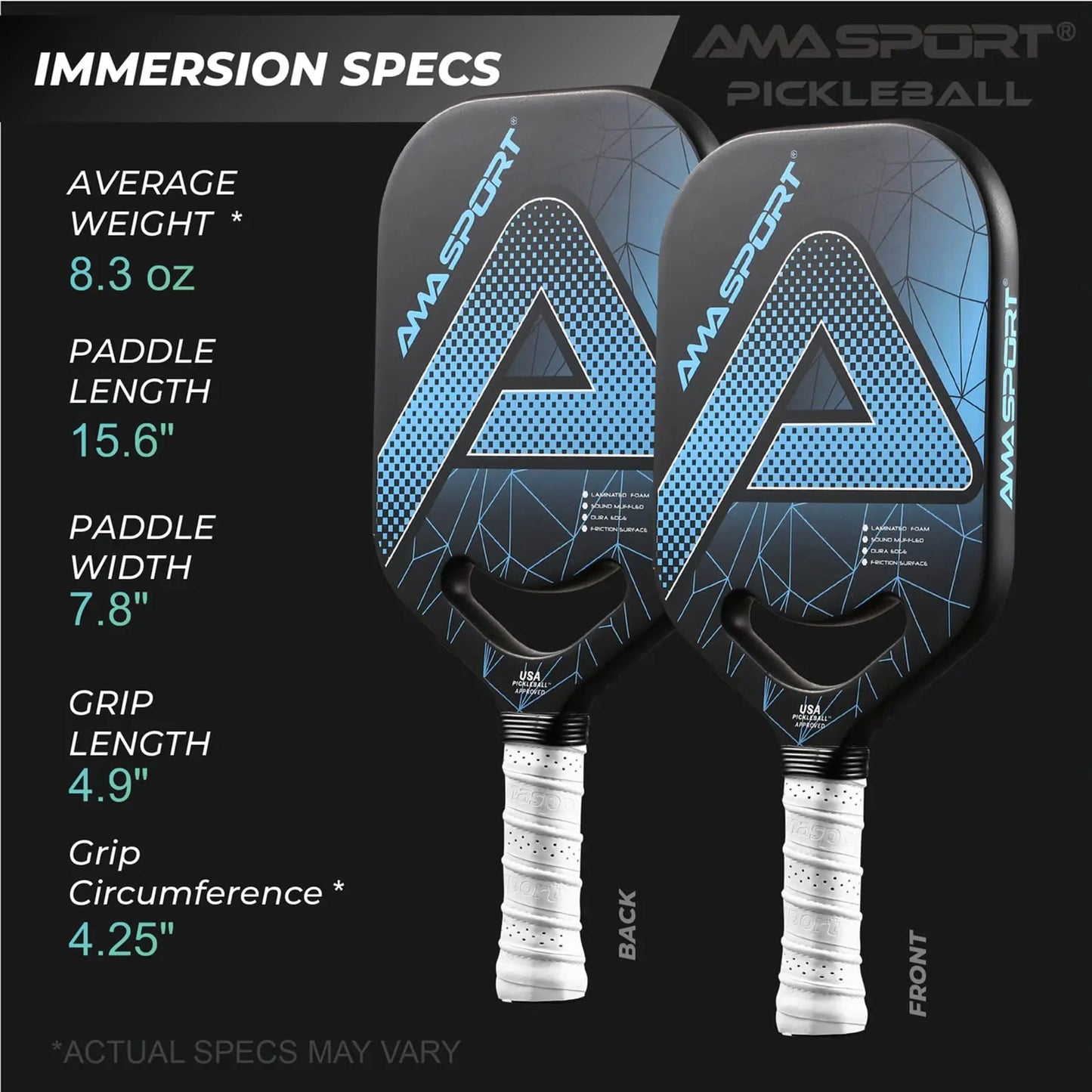 Amasport Immersion Core Pickleball Paddle