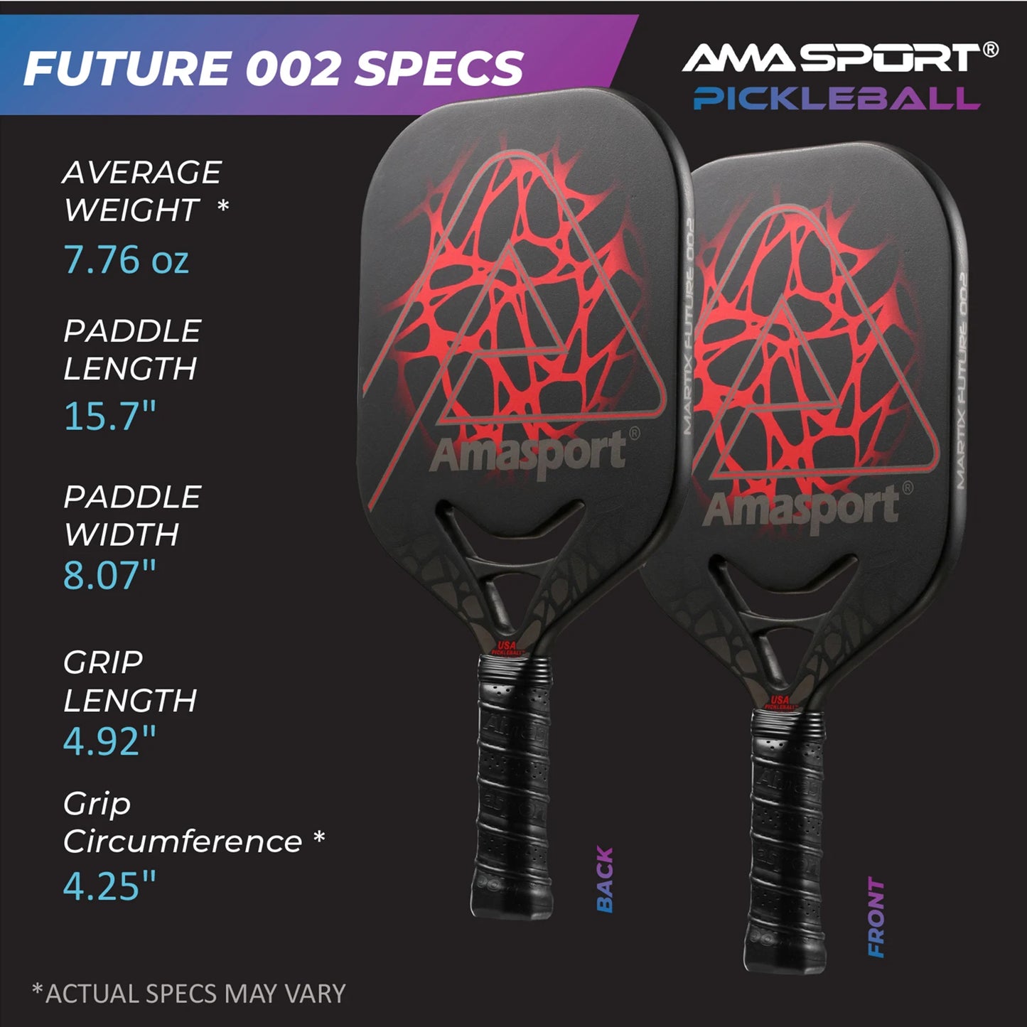 Amasport MNSTR PWR Pickleball Paddles